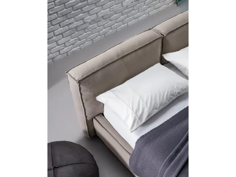 Letto imbottito con giroletto ComfortDall'agnesea prezzo ribassato