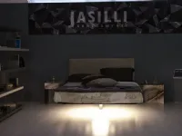 Letto design con giroletto Fluttua Lago a prezzo scontato