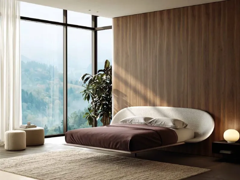 Letto moderno Letto matrimoniale flamant  Artigianale con un ribasso del 40%