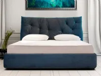 Letto matrimoniale Letto maxi velluto pronta consegna Md work con uno sconto IMPERDIBILE
