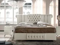 Letto imbottito modello Letto veneziano luxury italia pelle  di Md work scontato 45%