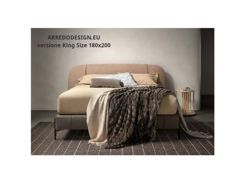 Letto imbottito con giroletto Set liftSamoaa prezzo ribassato