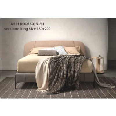 Letto imbottito con giroletto Set liftSamoaa prezzo ribassato