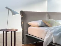 Letto matrimoniale con piedini Febo Rigosalotti a prezzo scontato