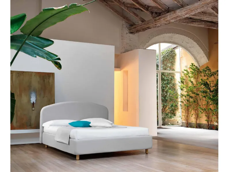 Letto imbottito modello Letto matrimoniale modello jazz di Noctis scontato 40%