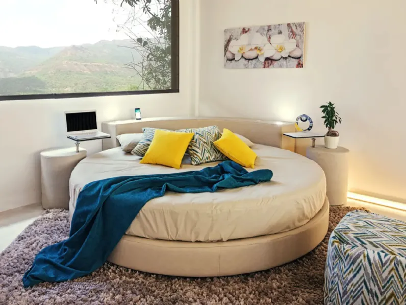 Letto rotondo cristal high-tech di Artigianale scontato del 10%