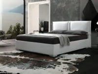 Letto matrimoniale con contenitore Asia Ergogreen a prezzo scontato