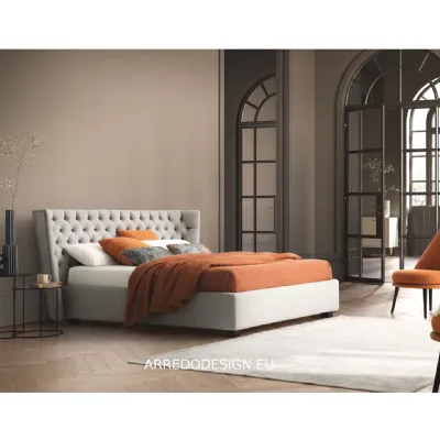 Letto king size con giroletto Caravaggio Le comfort a prezzo scontato