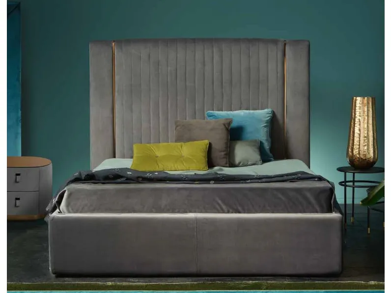 Letto imbottito modello Letto luxury velluto  di Md work scontato 42%