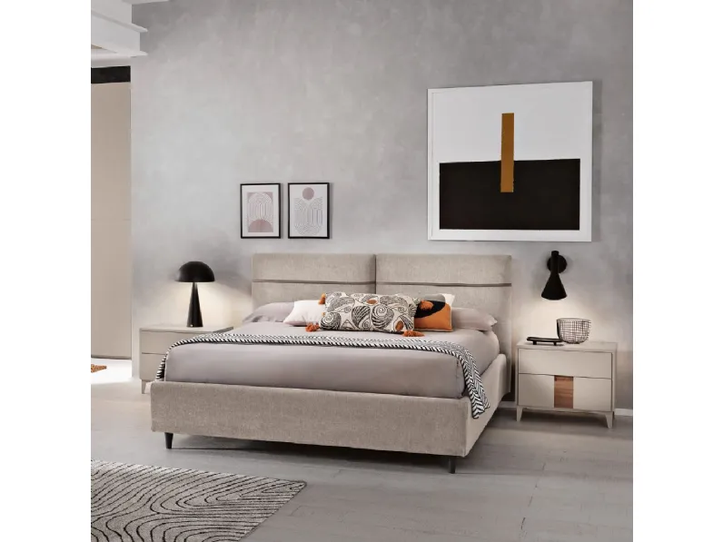 LETTO Letto matrimoniale mod.milo Gierre mobili in OFFERTA OUTLET - 50%