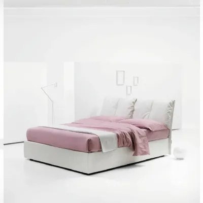 Letto imbottito con contenitore Letto mod cerere�Artigianale�a prezzo ribassato
