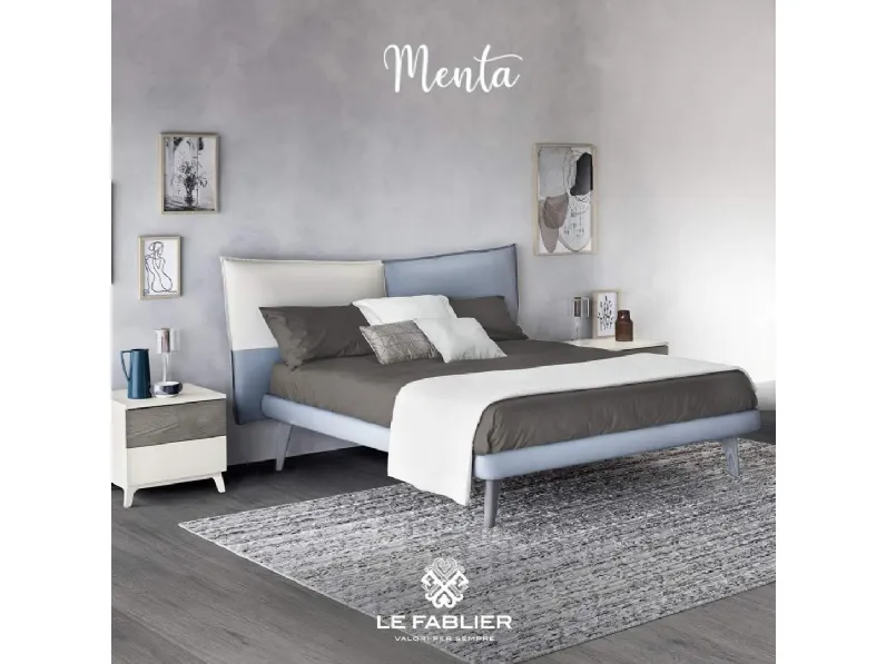 Letto moderno Menta Le fablier con uno sconto del 35%