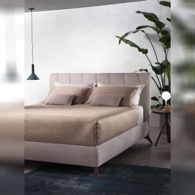 Letto imbottito modello Soul chamol di Altrenotti scontato 30%