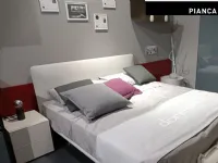 Letto imbottito modello Spillo  e dorelan kristal di Pianca scontato 55%