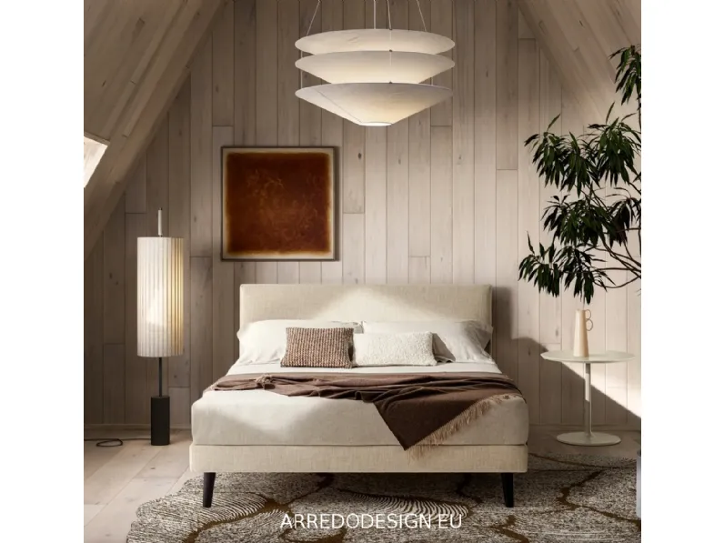 Letto imbottito modello Tobia di Twils scontato 30%