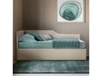 Letto singolo con contenitore Trama Artigiana letti a prezzo ribassato
