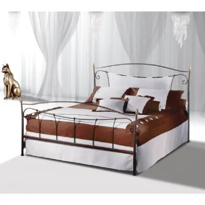 Letto Letto matrimoniale in ferro cleopatradi Pama letti scontato del 30%