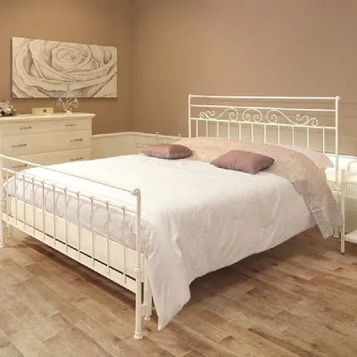 Letto matrimoniale con pediera Roberta Artigianale a prezzo ribassato
