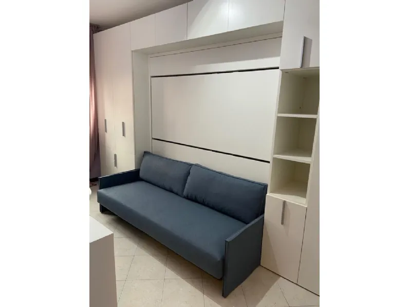 Letto in legno a scomparsa Kali duo sofa' 2200Cleia prezzo ribassato