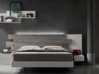 Letto in legno con giroletto Dogato rovere massello�Maronese�a prezzo scontato