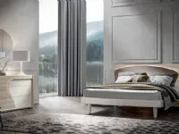 Letto in legno con giroletto Gruppo-letto mod.aurora in promo-sconto del 35%Dal cina prezzo scontato