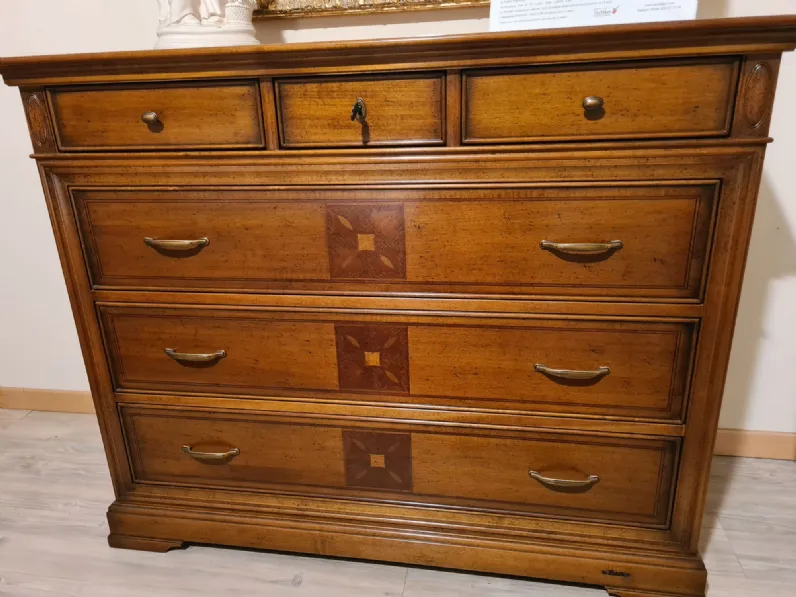 Letto in legno con giroletto Le primule Le fablier a prezzo scontato