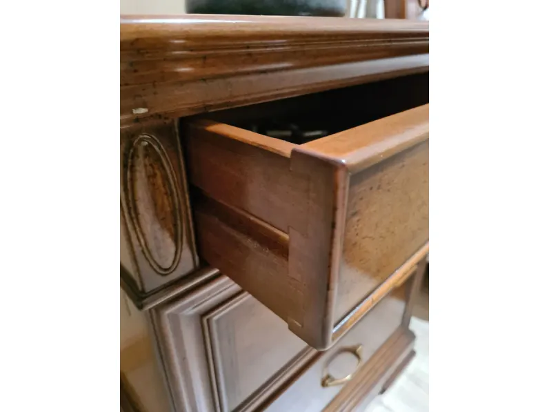 Letto in legno con giroletto Le primule Le fablier a prezzo scontato