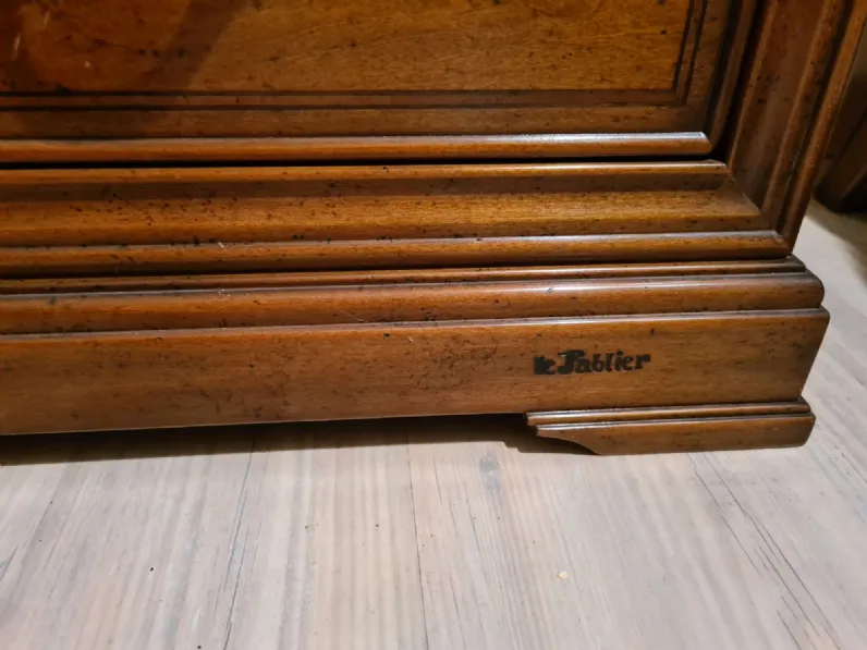 Letto in legno con giroletto Le primule Le fablier a prezzo scontato