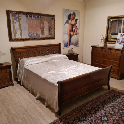 Letto in legno con giroletto Le primuleLe fabliera prezzo scontato