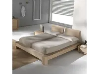 Letto in legno con giroletto Letto in pieno rovere spazzolatoMd worka prezzo ribassato