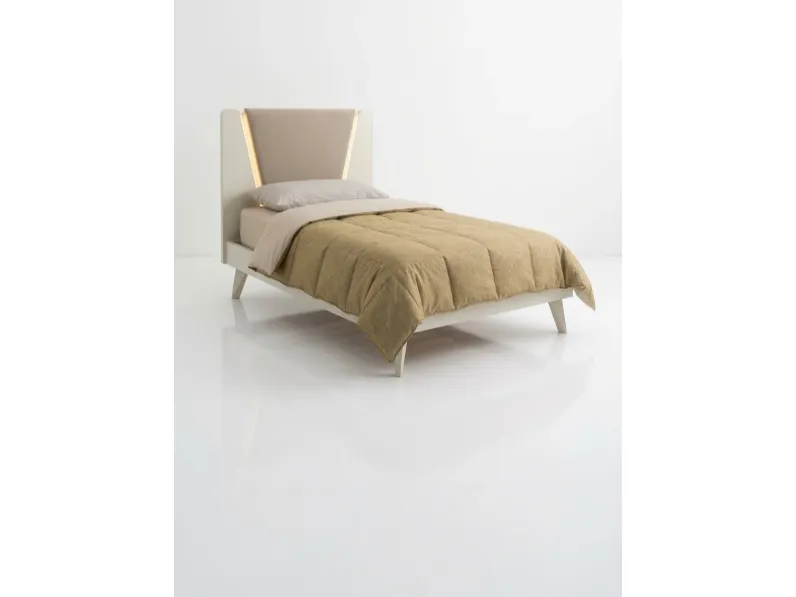 Letto in legno modello Letto wow cloth moretti compact di Moretti compact camerette scontato 36%