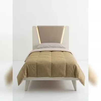 Letto in legno modello Letto wow cloth moretti compact di Moretti compact camerette scontato 36%
