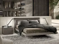 Letto matrimoniale con giroletto Air Zg mobili a prezzo scontato