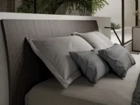 Letto matrimoniale con giroletto Air Zg mobili a prezzo scontato