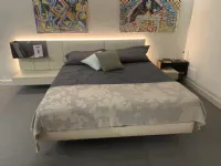 Letto moderno con giroletto Ecletto Sangiacomo a prezzo scontato