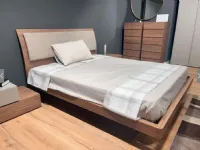 Letto matrimoniale design Letto tonda con cuscino imbottito Munari a prezzo scontato