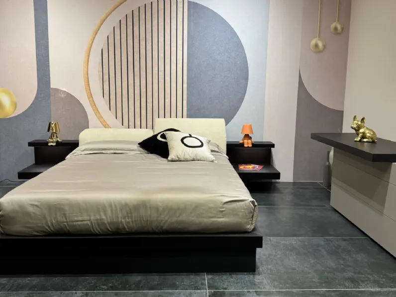 Letto matrimoniale con contenitore Morfeo Tomasella a prezzo ribassato