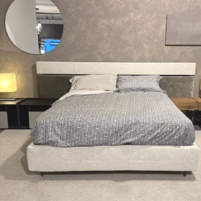 Letto imbottito con contenitore InfinitoTwilsa prezzo ribassato