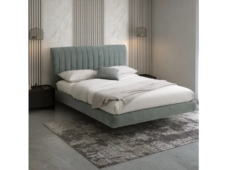 Letto matrimoniale moderno Joao outlet Diotti.com a prezzo ribassato