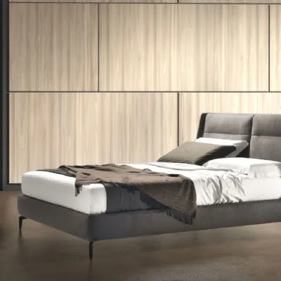 Letto matrimoniale con piedini Join * Samoa a prezzo ribassato