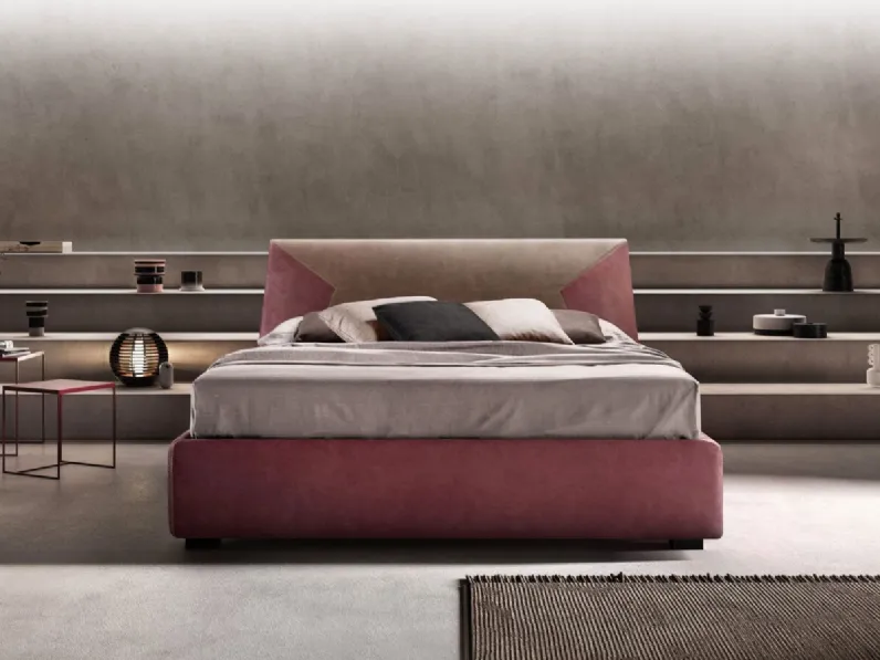 Letto imbottito con contenitore JsSamoaa prezzo scontato
