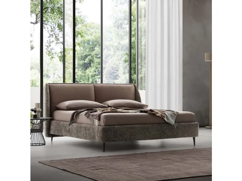Letto king size con contenitore Timoty Le comfort a prezzo ribassato