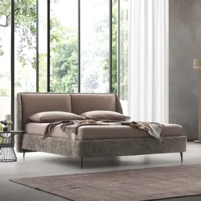 Letto king size con contenitore Timoty Le comfort a prezzo ribassato