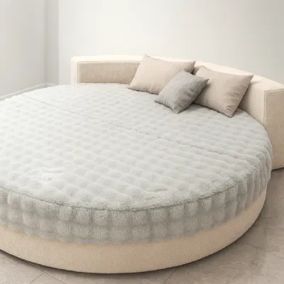 Letto imbottito con giroletto Cristal outlet�Artigianale�a prezzo ribassato