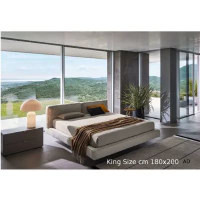 Letto king size con gambe Academy Twils a prezzo scontato