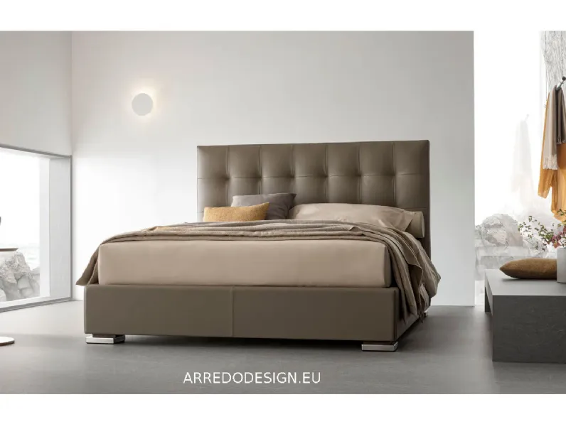 Letto classico con contenitore Victor plus V&nice a prezzo ribassato