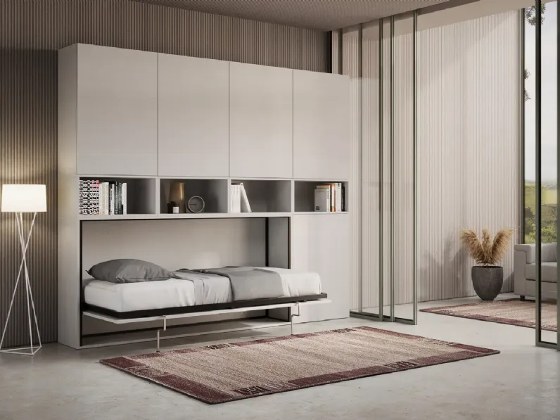 Letto moderno Kreation letto scomparsa  pi� armadio Md work scontato 55%