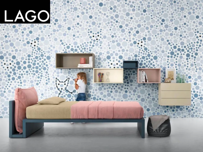 Letto singolo Lagolinea bed lago Lago con un ribasso IMPERDIBILE