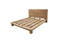 Letto in legno modello Legno riciclato di Outlet etnico scontato 33%