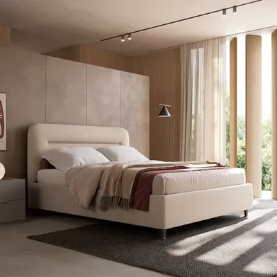 Letto matrimoniale moderno Letto 03 Artigianale a prezzo scontato